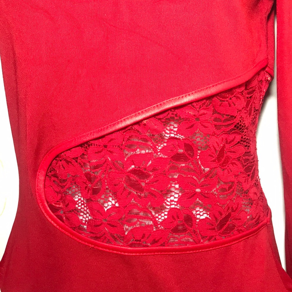 Top with lace design